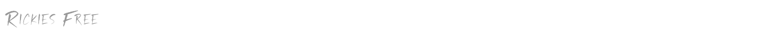 Rickies font preview